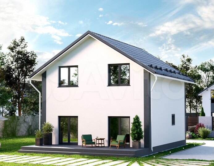 Дом 110 м² на участке 8 сот.