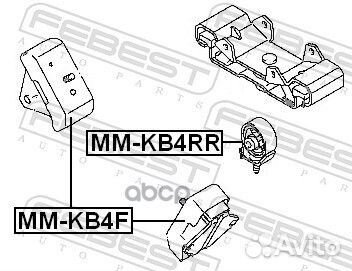 Подушка двигателя MT (mitsubishi pajero/montero