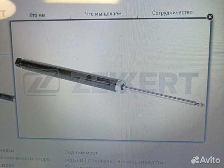 Амортизатор задний Ford C-max 2010-2019