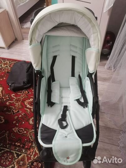 Коляска 2 в 1 Camarelo Tisso фисташковый