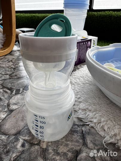 Стерилизатор avent бутылочка контейнер для молока