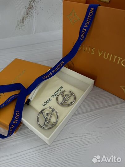 Серьги Louis vuitton