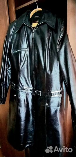 Продам кожаный плащ