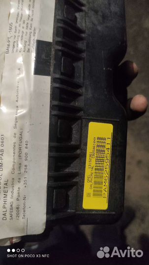 Подушка безопасности пассажира opel