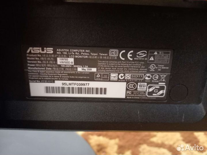 Монитор asus 27