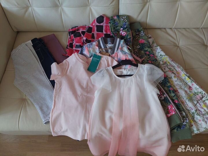 Вещи пакетом на девочку hm 110-116 см