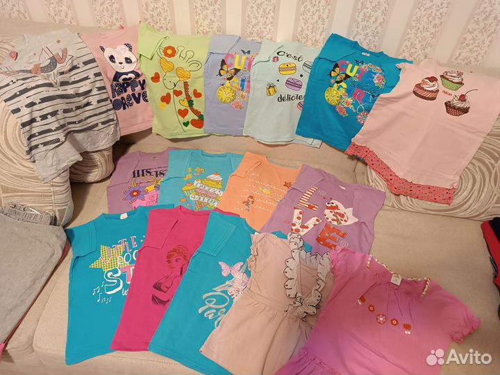 Вещи пакетом на девочку 122-128