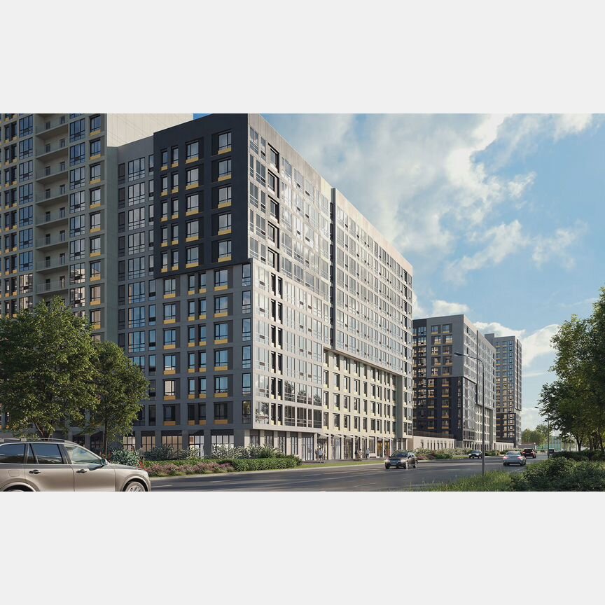 2-к. квартира, 59,1 м², 12/18 эт.