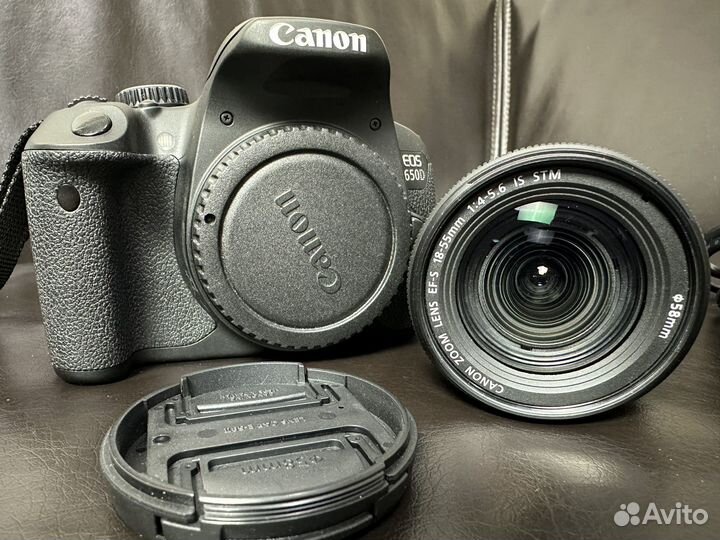 Фотоаппарат canon 650d + 18-55 mm STM