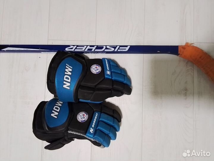 Краги хоккейные размер 14 мужские