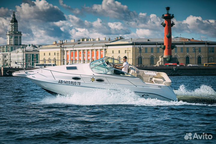 Аренда катера от собственника, развод мостов