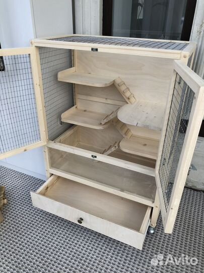 Витрина клетка для животных шиншилл крыс белок