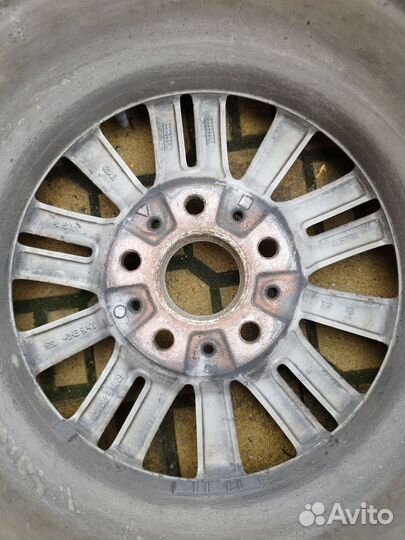 Оригинальные диски bmw r16 с зимней резиной 4шт