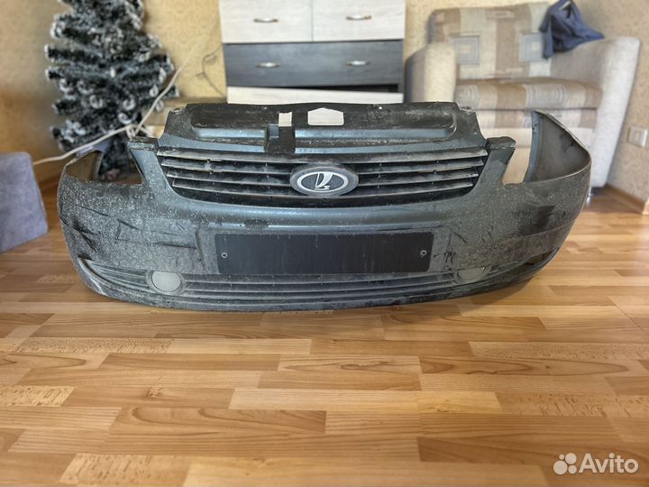 Бампер передний priora 1