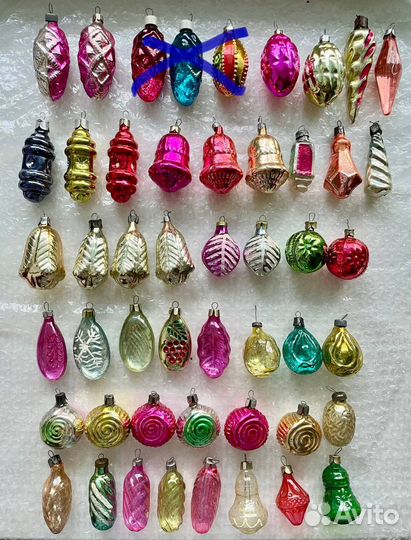 Игрушки елочные советских времён