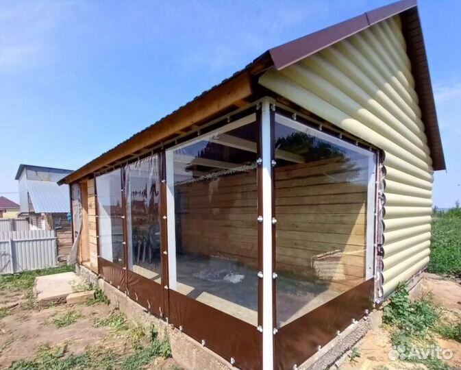 Мягкие окна из пленки пвх