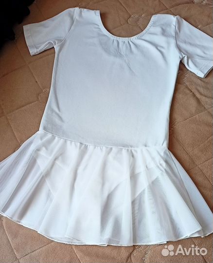 Купальник гимнастический с юбкой