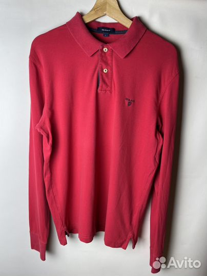 Регбийка Gant Red Rugby Polo Shirt (L)