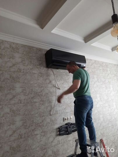 Установка кондиционеров, чистка,заправка