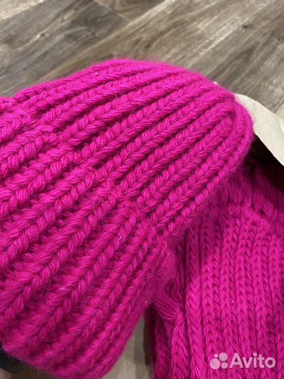 Комплект шапка и шарф Бронь