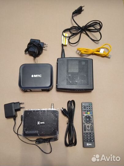 TV приставка, роутер и модем от МТС (цена за всё)