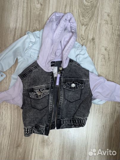 Вещи пакетом для девочки 86 92