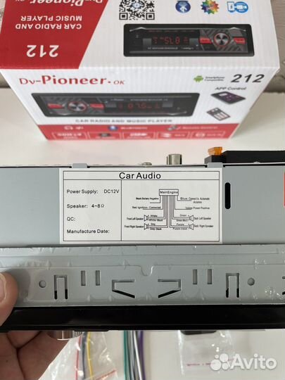Новая автомагнитола pioneer с Bluetooth