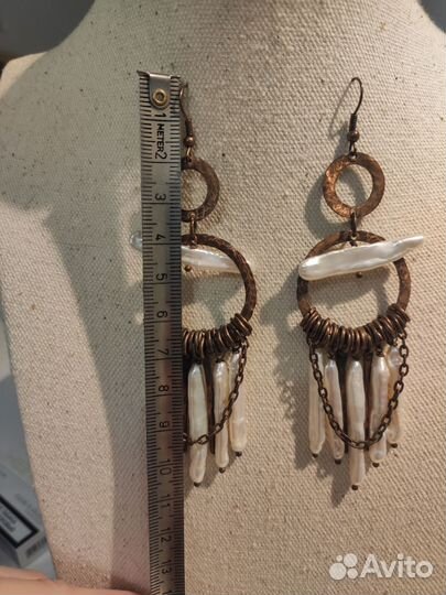Серьги Ручная работа
