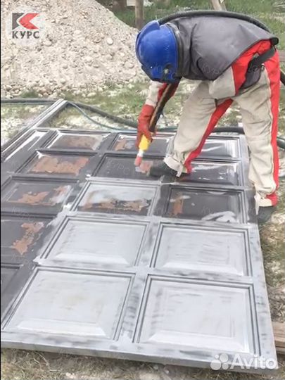 Готовый бизнес: пескоструй 200л + компрессор 30кВт