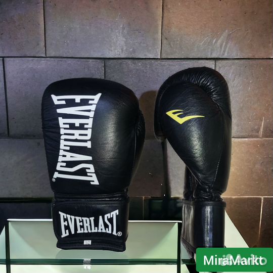 Боксерские перчатки Everlast 14/16/18 oz. Кожа