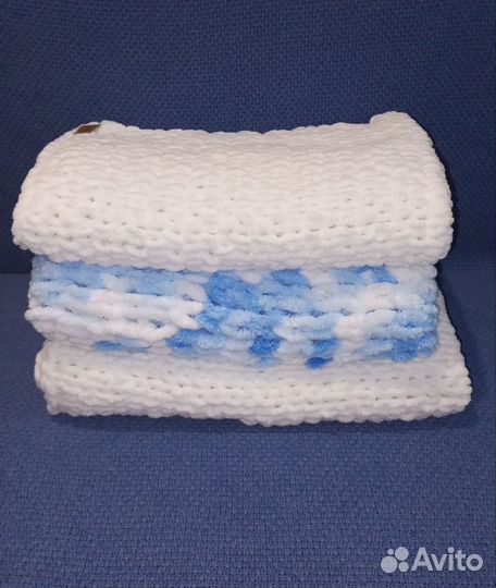 Плед детский вязаный ализе плюше