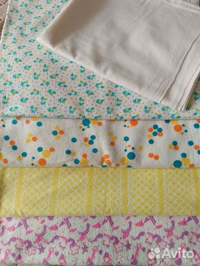 Пеленки, пододеяльники детские