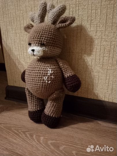 Оленёнок -Амигуруми