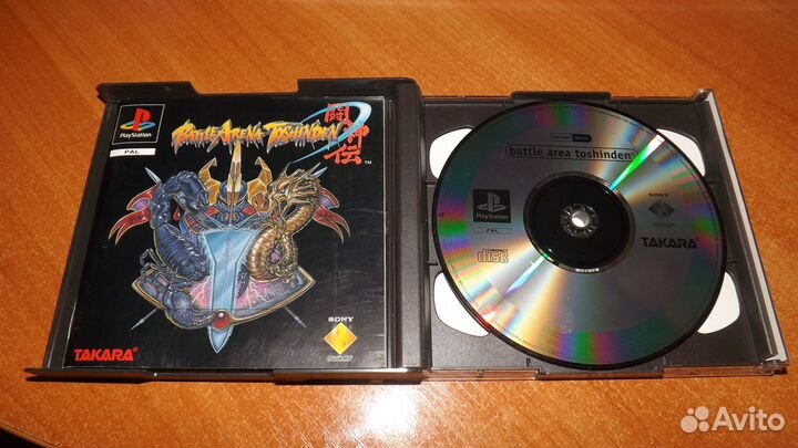 Battle Arena Toshiden для PS1 (PAL) Лицензия
