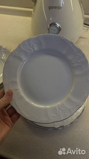 Сервиз белая чешская