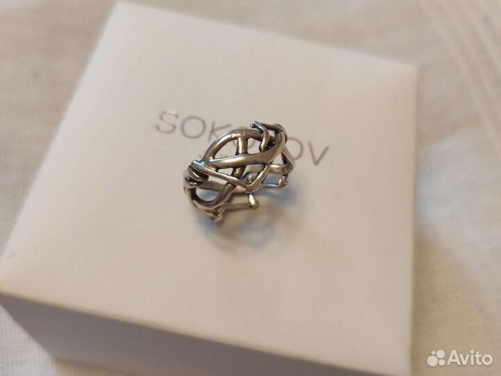 Серебряное кольцо 16,5 размер