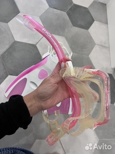 Маска и ласты tusa sport M женская