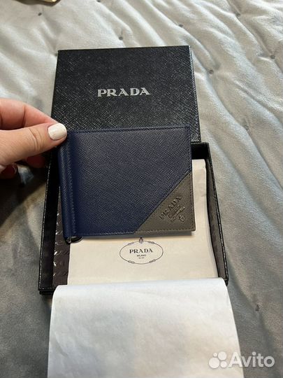 Зажим для денег Prada