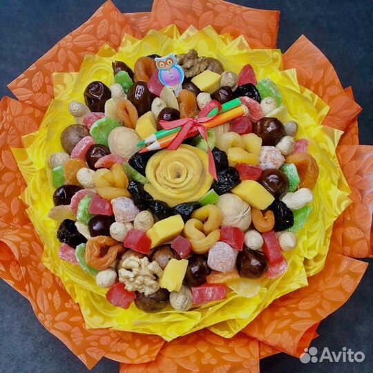 Съедобные букеты для женщин