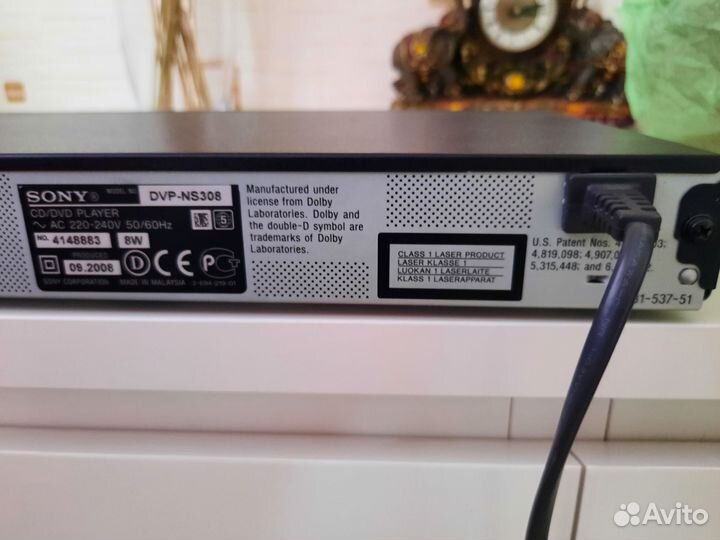 Dvd плеер sony