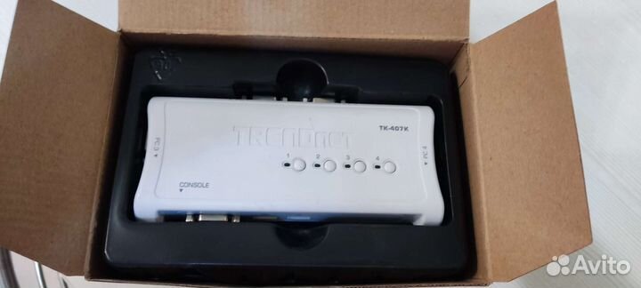 4-Port USB KVM Переключатель Switch Kit TK-407K