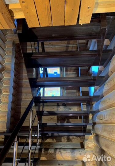 Забежная лестница с установкой