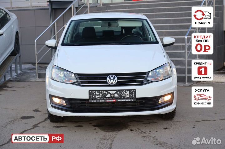 Volkswagen Polo 1.6 AT, 2019, 102 000 км