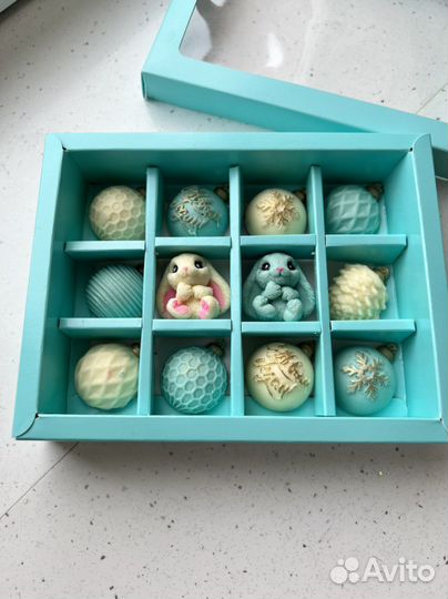 Новогодние шары шоколад