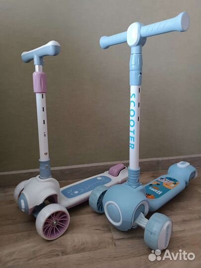 Самокат детский трехколесный новый