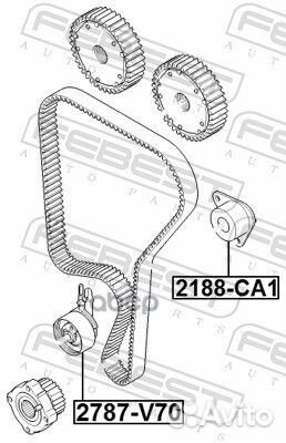 Натяжитель ремня грм volvo S80 2007- 2790-v70 F