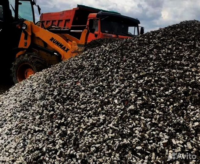 Щебень для дренажа, бетона