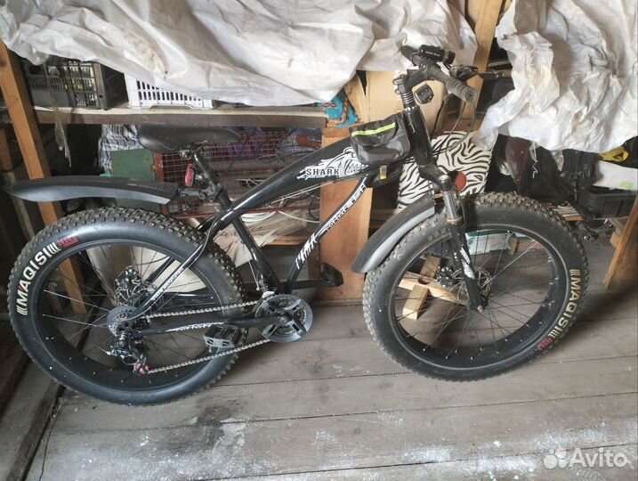 Велосипед fatbike на широкой резине