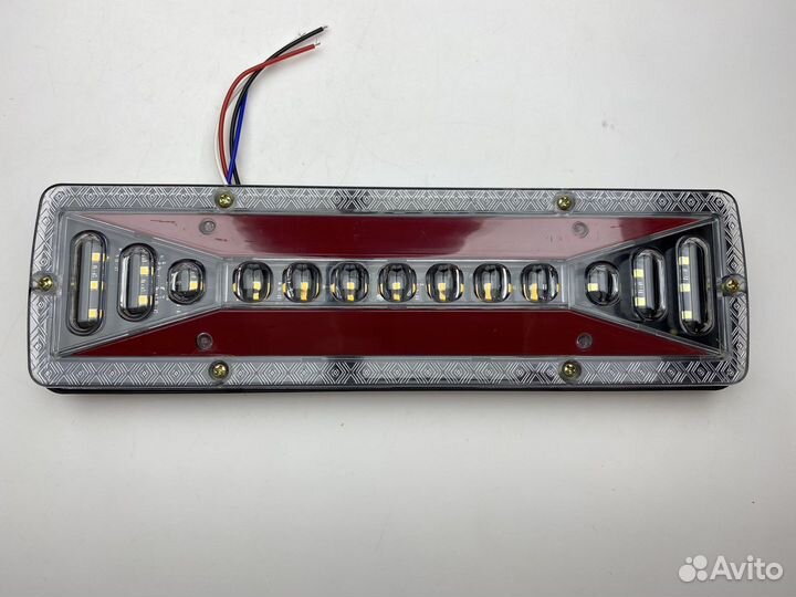 Диодные задние LED фонари Газель,эвакуатор, 12-24в