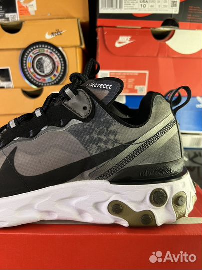 Nike React Element 87 black найк оригинал реакт